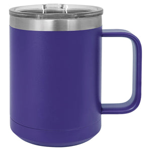 CAMP STYLE COFFEE CUPS 15 oz Coffee Mugs Hells Canyon Designs Purple