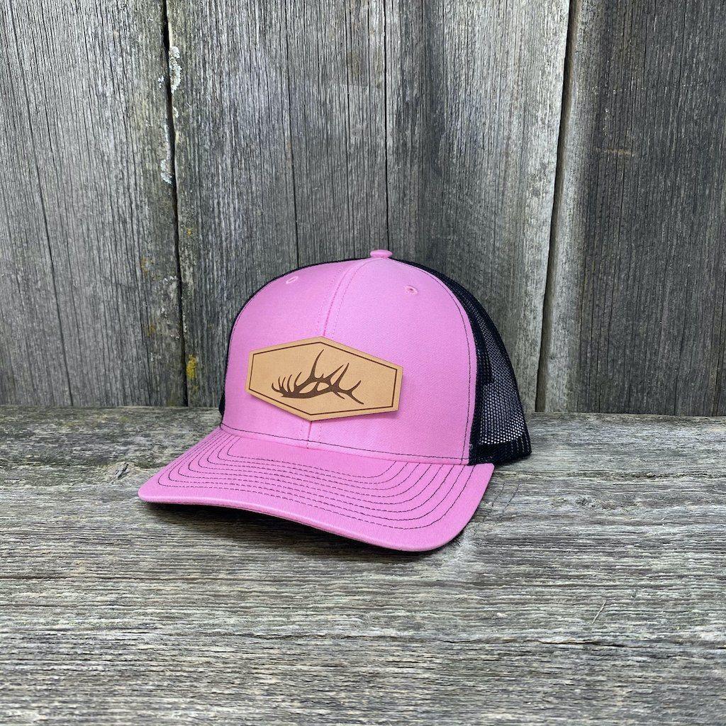 ELK SHED LEATHER PATCH HAT - RICHARDSON 112 Leather Patch Hats Hells Canyon Designs 