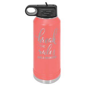 ONE DOZEN 32OZ WATER BOTTLES Water Bottles Hells Canyon Designs Coral 